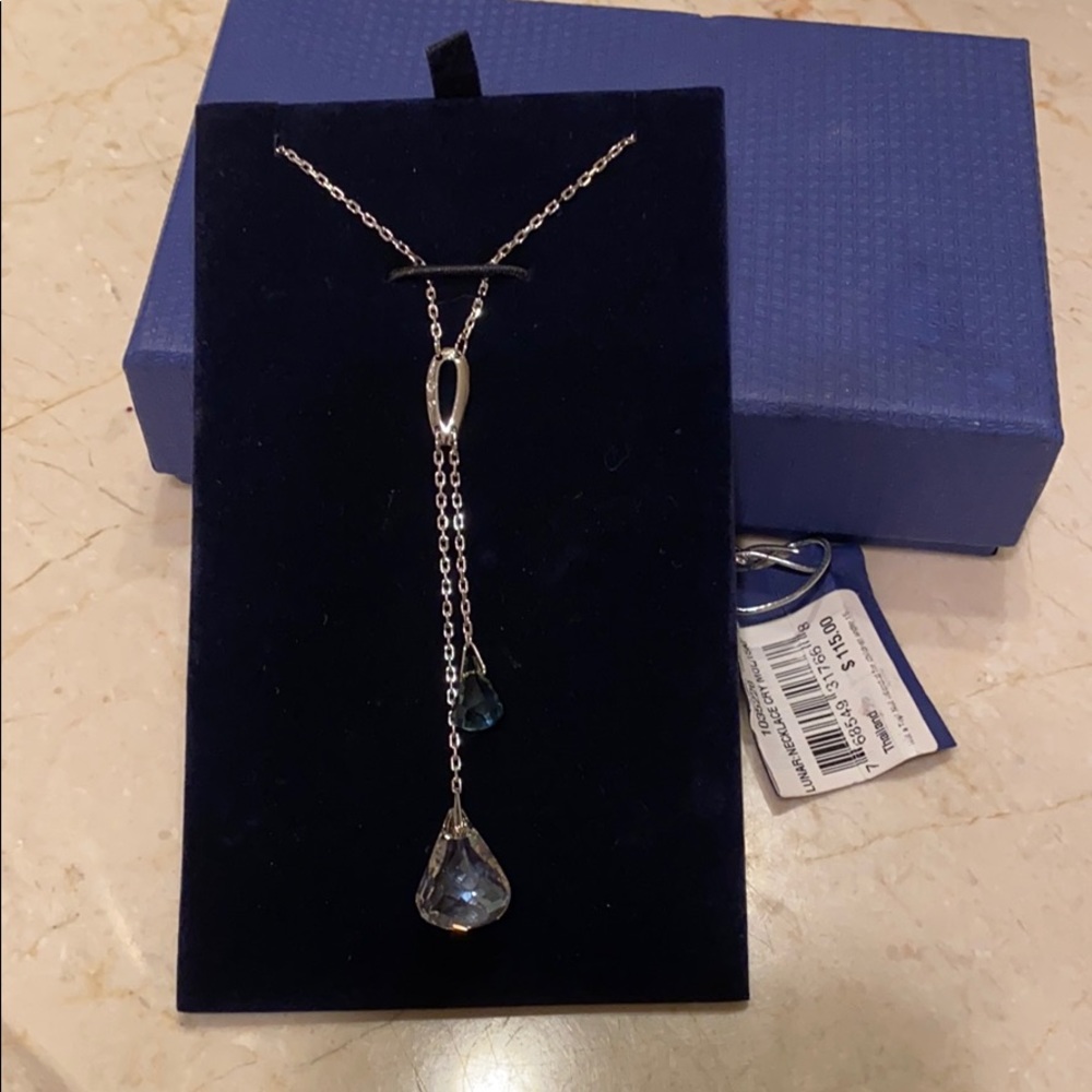 Lunar Swarovski crystal necklace